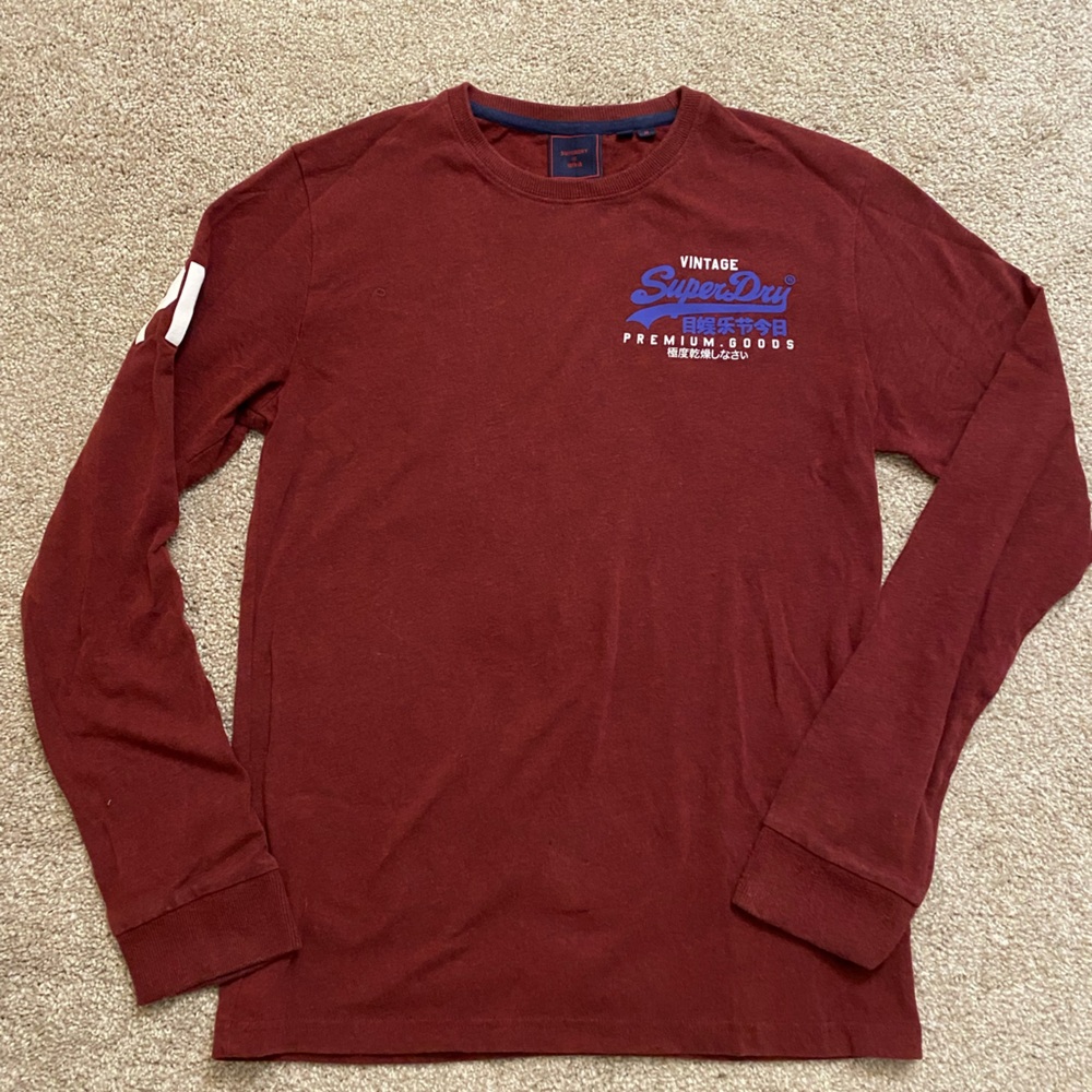 Superdry long sleeve size M